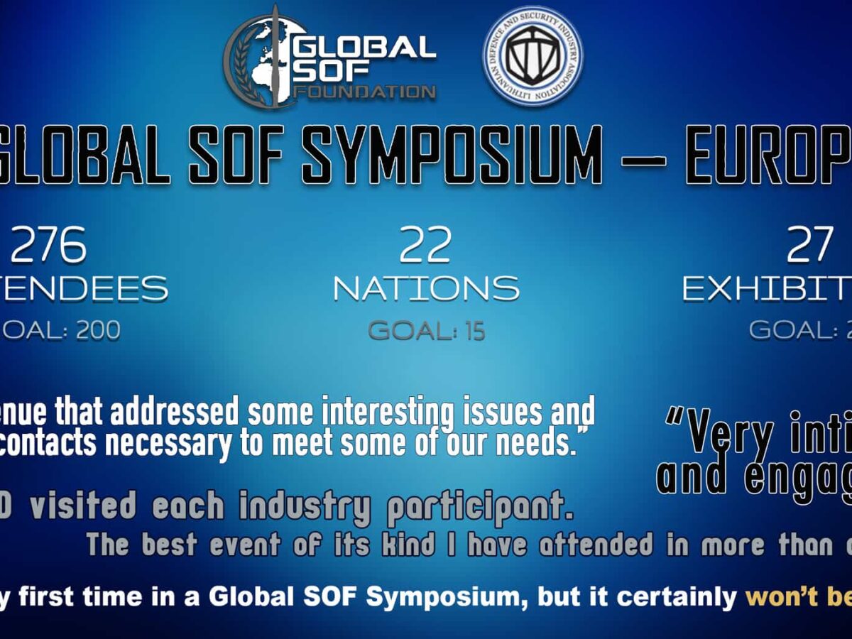 The FIRST Global SOF Symposium in Europe - Global SOF Foundation