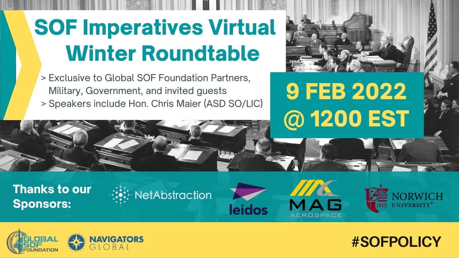 2022 SOF Imperatives Roundtable - Winter - Global SOF Foundation